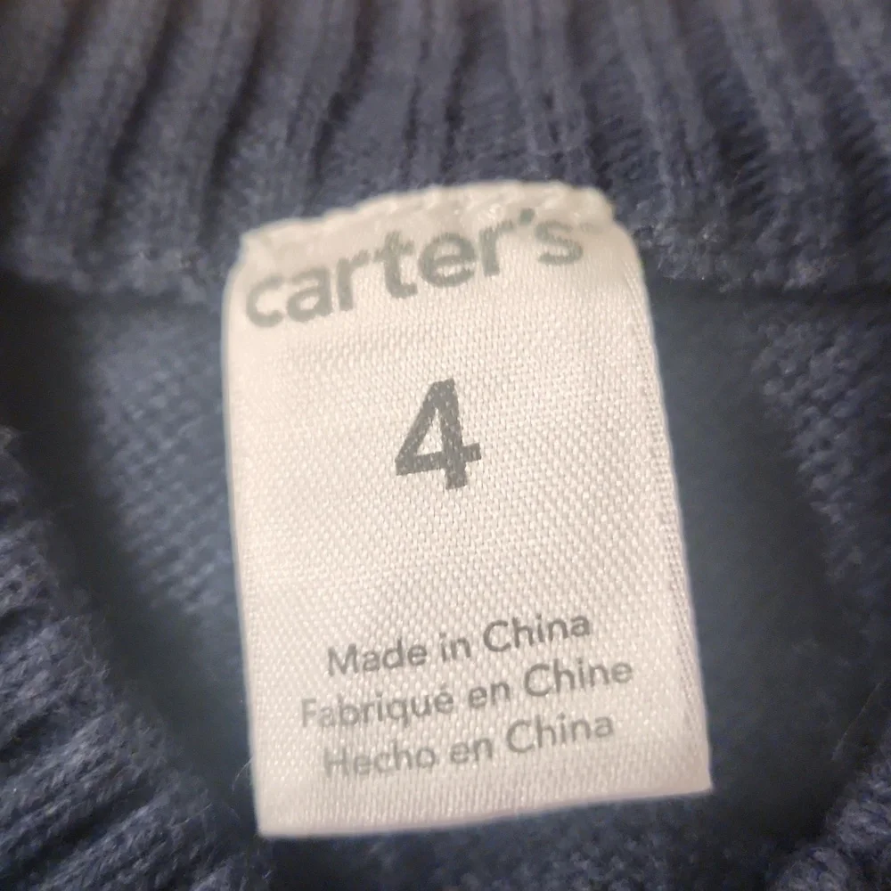 Carters- Boys Argyle Sweater LVest - Blue and Gray. Size 4